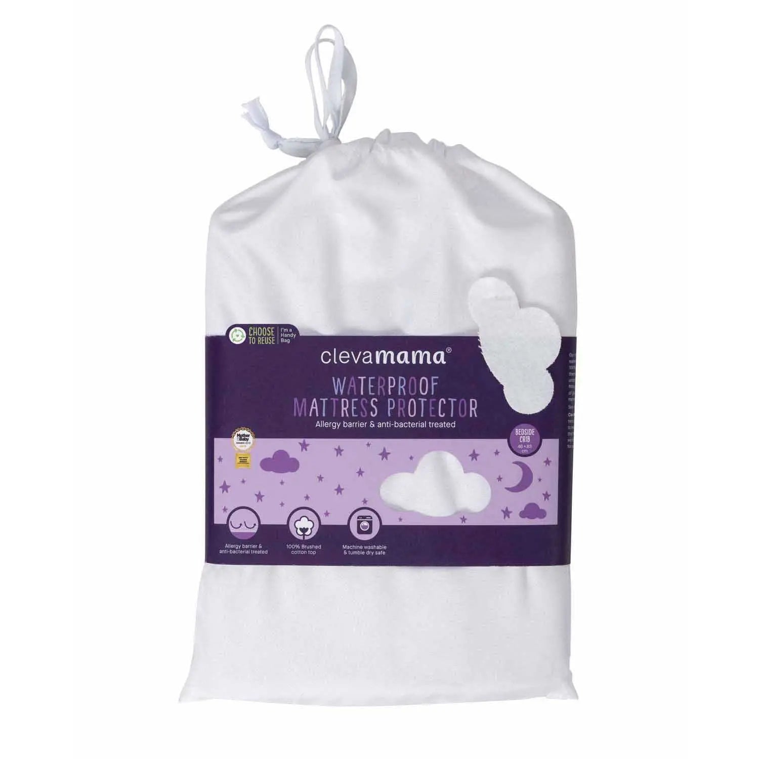 Cotton Waterproof Mattress Protector - Bedside Crib 46x83x10 cm CMBuild