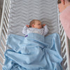 Waffle Weave Cotton Baby Blanket Cot & Cot Bed 120x140cm CMBuild