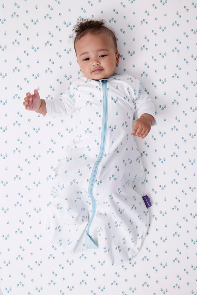 WaterColour Forest Australian Cotton ClevaSleep DreamSuit 0.2 Tog ClevaMama