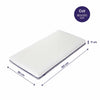 Premium AirGo Support Baby Mattress Cot
