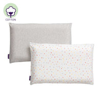 Jersey Cotton Pillow Case for ClevaFoam® Pram Pillow – Twin Pack
