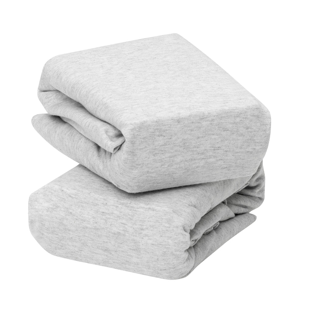 ClevaFoam® Support Baby Mattress Bedside Crib + Jersey Cotton Fitted Sheets for Bedside Crib 46 x 83 x 10 cm