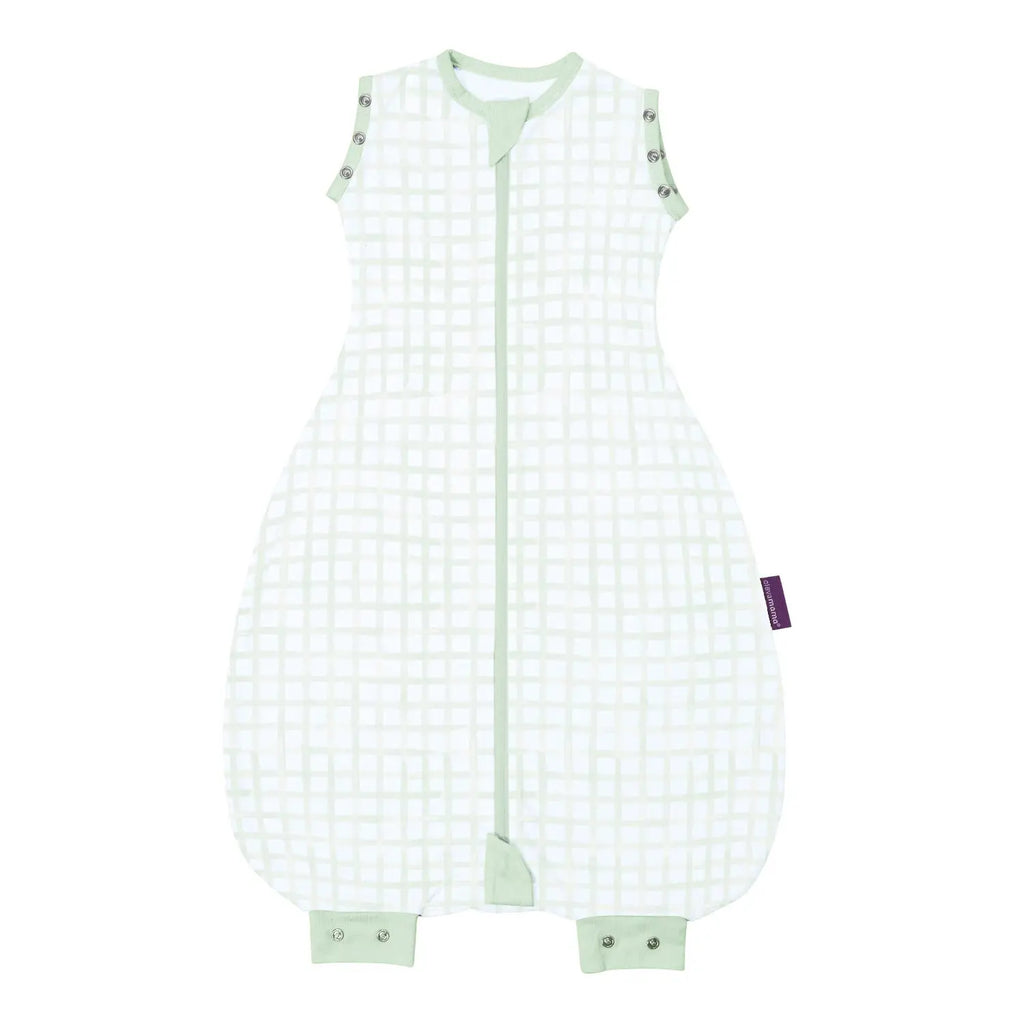 Gingham Australian Cotton ClevaSleep DreamSuit 0.2 Tog ClevaMama