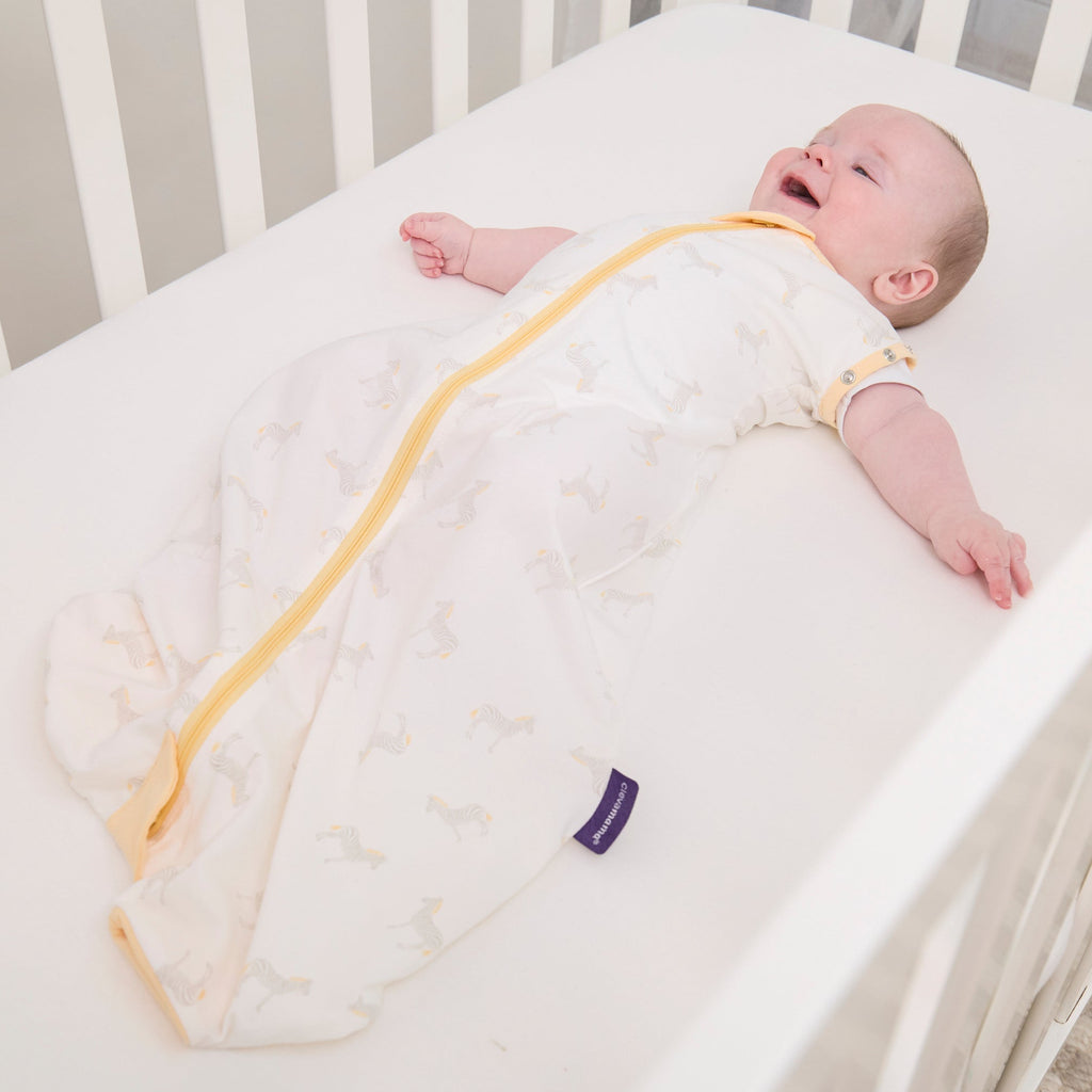 Zebra Australian Cotton ClevaSleep DreamSuit 0.2 Tog ClevaMama