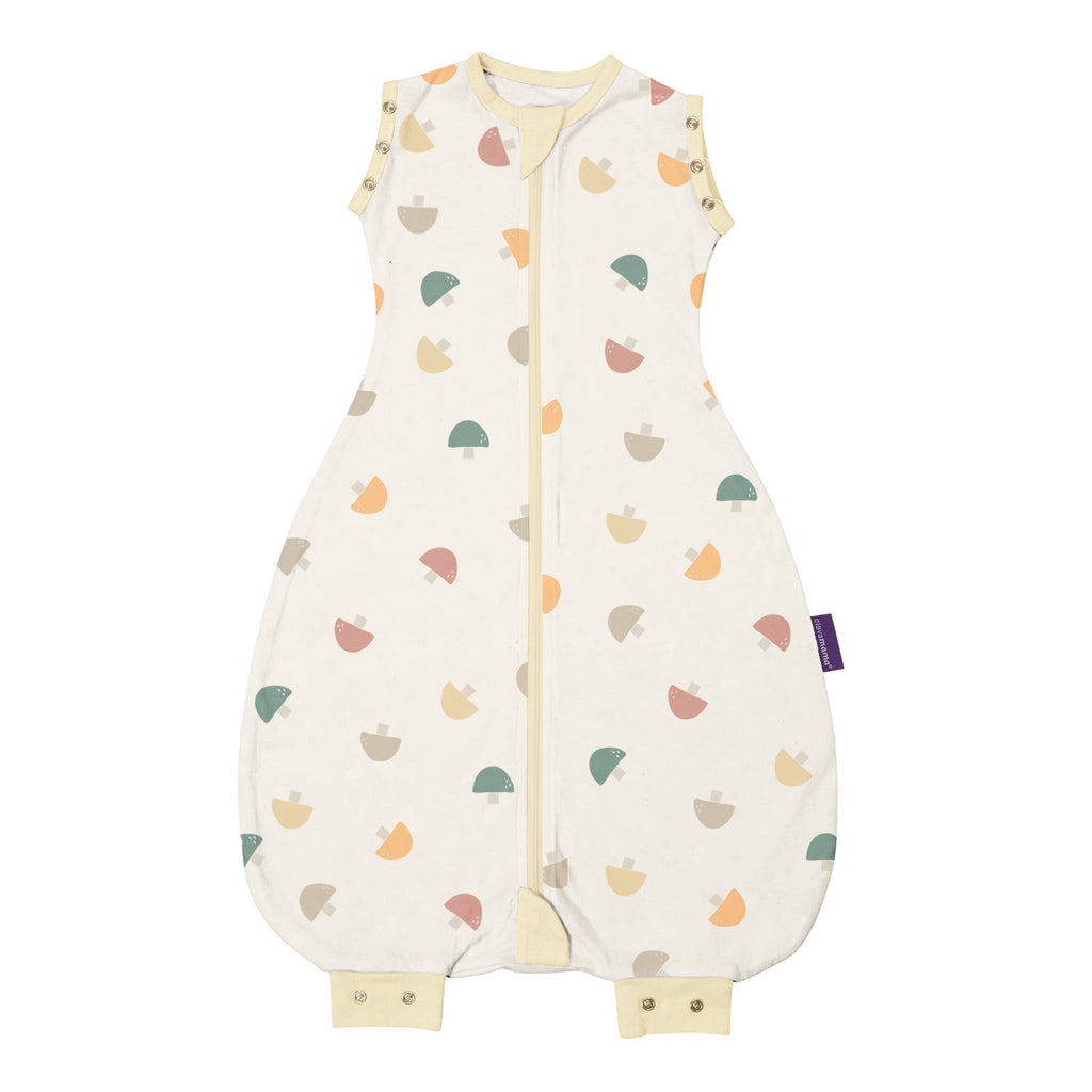 Mushroom Australian Cotton ClevaSleep DreamSuit 1 Tog ClevaMama