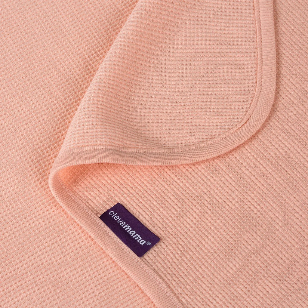 Waffle Weave Cotton Baby Blanket Cot & Cot Bed 120x140cm CMBuild