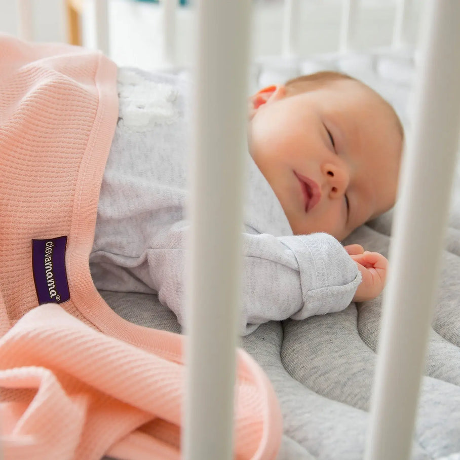 Waffle Weave Cotton Blanket - Crib, Moses basket & Pram 70x90cm CMBuild