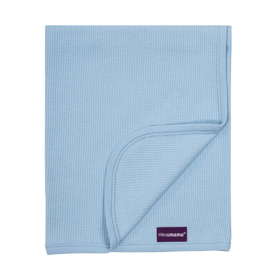 Waffle Weave Cotton Blanket - Crib, Moses basket & Pram 70x90cm CMBuild