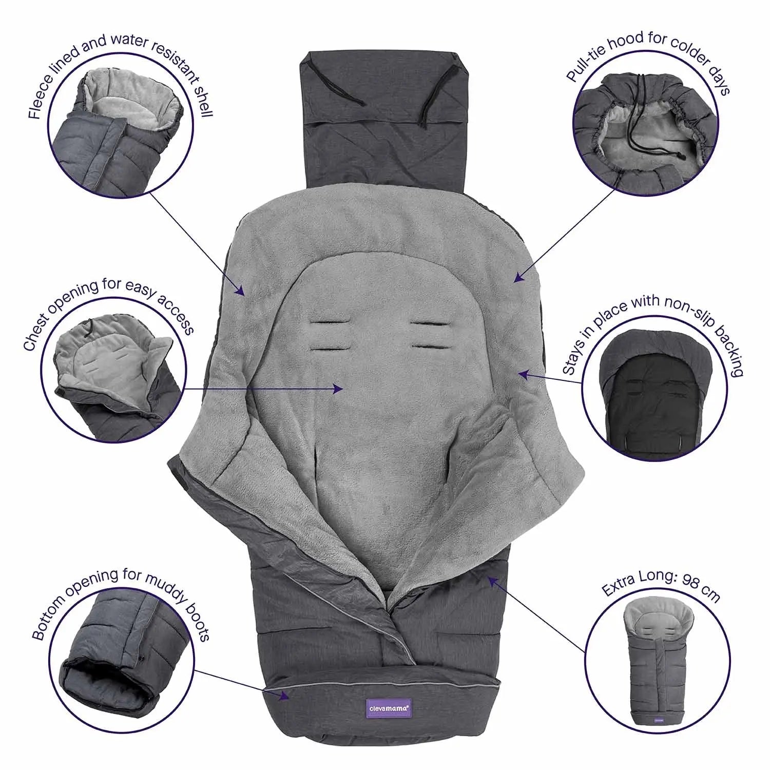 footmuff to fit uppababy vista Universal Footmuff Fits All Strollers