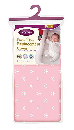 100% Natural Cotton Pillow Case for ClevaFoam Moses Basket, Crib, & Pram Pillow CMBuild