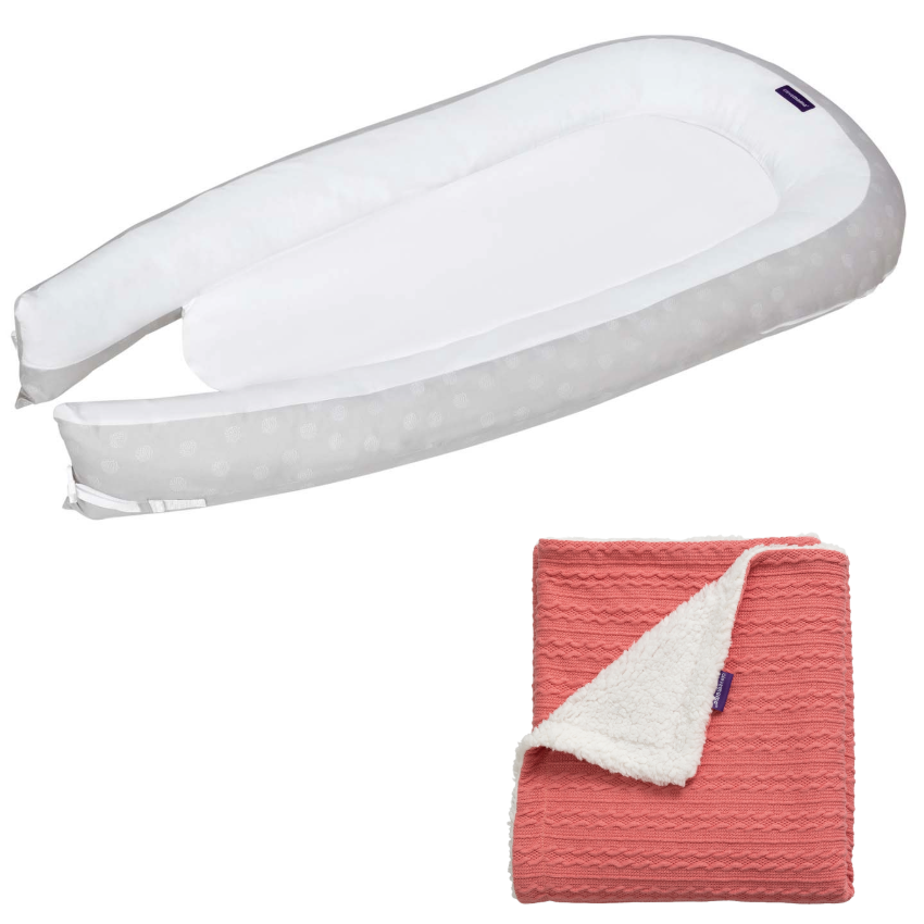 ClevaFoam® Max Pod + Luxe Sherpa Baby Blanket ClevaMama